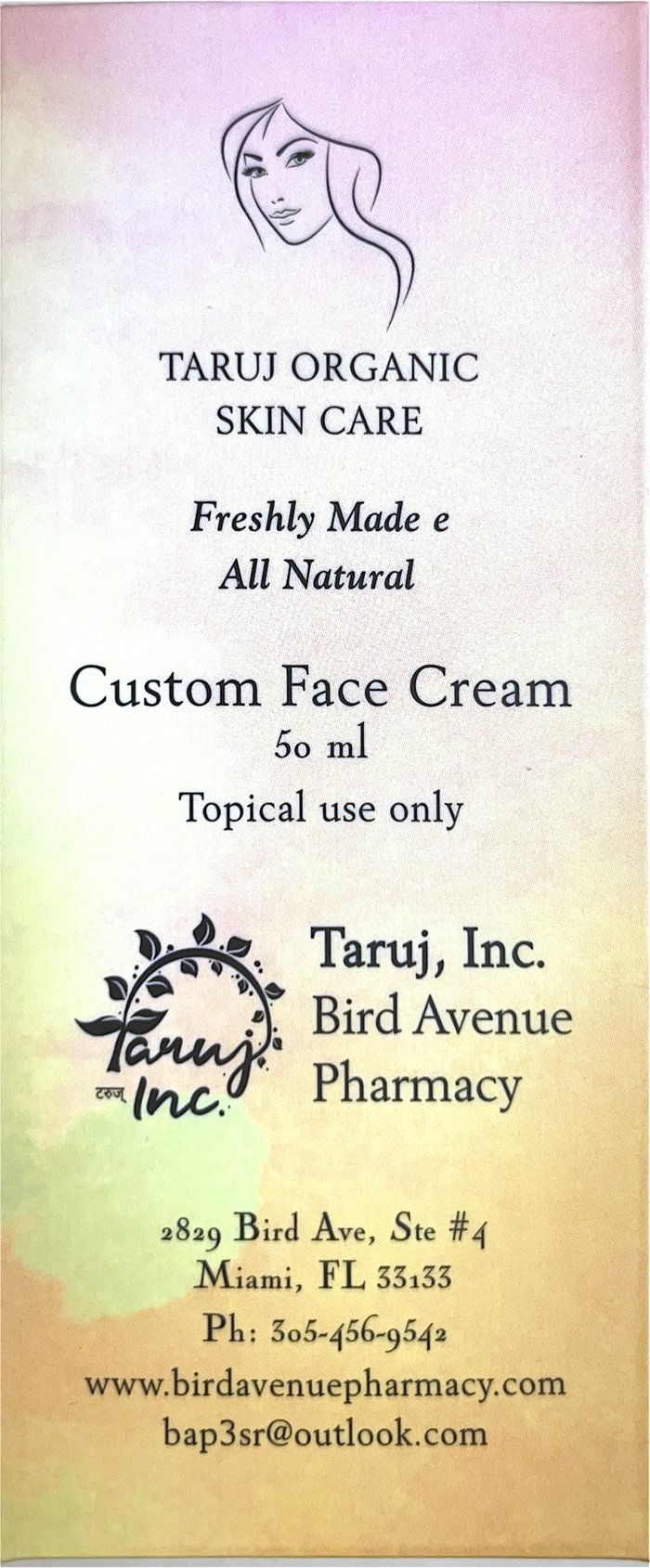 Taruj Organic Face Cream - Subscription image